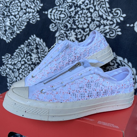 Converse Chuck Taylor 70 OX White/Bright Poppy/Egret WMNS - Picture 8 of 16